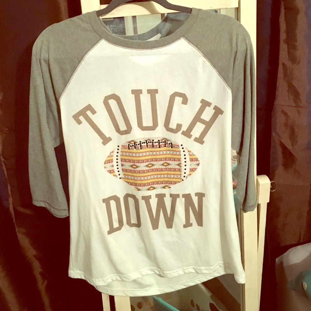 Tribal football,3/4 sleeve top